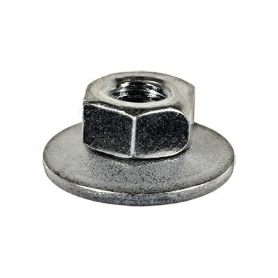 Au-ve-co® 16136 Free Spinning Washer Nut, System of Measurement: Metric, M6x1 Thread, 10 mm Width Across Flat, 7 mm H
