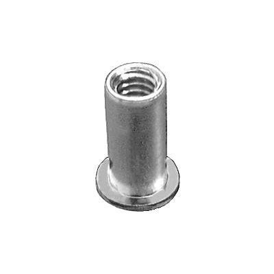 Au-ve-co® NUTSERT® 16194 Nut Insert, 5/16-18 Thread, 0.030 to 0.125 in Thick Material, 0.75 to 0.765 in L, Steel