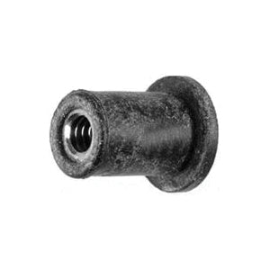 Au-ve-co® 16237 Well Nut With Captive Brass Nut, System of Measurement: Imperial, #8-32 Thread, Neoprene