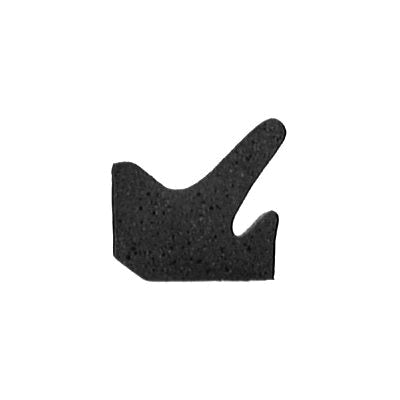 Au-ve-co® 16392 Door Flange Weatherstrip, 15 ft L, EPDM