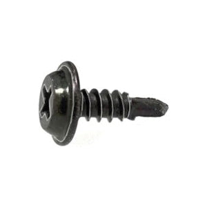 Au-ve-co® 16478 Tapping Screw, System of Measurement: Imperial, #8-18 Thread, 1/2 in L, Flat Top Round Washer Head