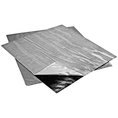 Au-ve-co® 16506 Trunk Vibration/Sound Dampening Pad With Adhesive Back, 12 in L x 12 in W x 0.06 in THK