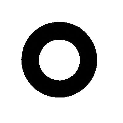 Au-ve-co® 16644 O-Ring, 5.6 mm ID, 10.4 mm OD, 2.4 mm Thick, Buna-N