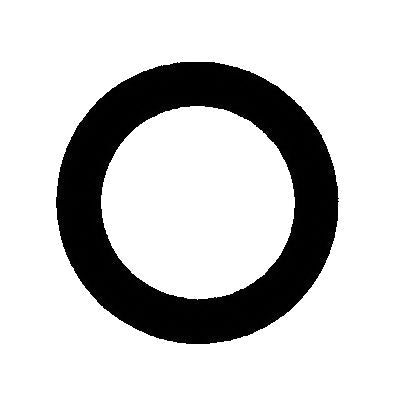 Au-ve-co® 16645 O-Ring, 8 mm ID, 12 mm OD, 2 mm Thick, Buna-N