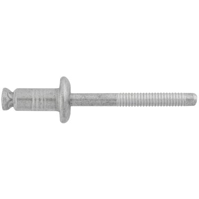 Au-ve-co® 16837 Window Regulator Peel Rivet, 1/4 in Dia Rivet, 1/2 in Dia Flange, 1/32 to 9/64 in Panel Grip, Aluminum