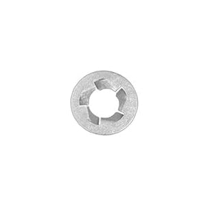 Au-ve-co® 16851 Bolt Retainer, System of Measurement: Imperial, 9/64-6 Thread, 11/32 in OD, Zinc