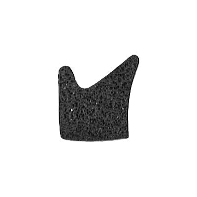 Au-ve-co® 16891 Door Flange Weatherstrip, 50 ft L, EPDM