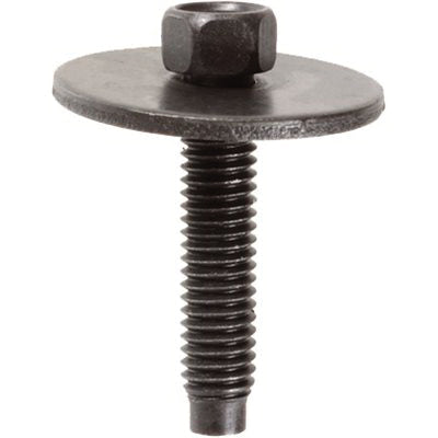 Au-ve-co® 16893 Bolt, System of Measurement: Metric, M6x1 Thread, 28 mm L, Hex, Sems® Head, 8 mm Head, Phosphate-Coated