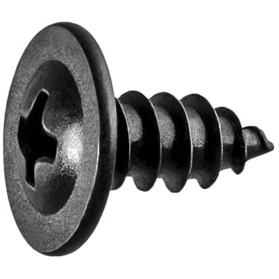 Au-ve-co® 16997 Tapping Screw, System of Measurement: Imperial, #8 Thread, 3/8 in L, Oval Washer Head, Phillips® Drive