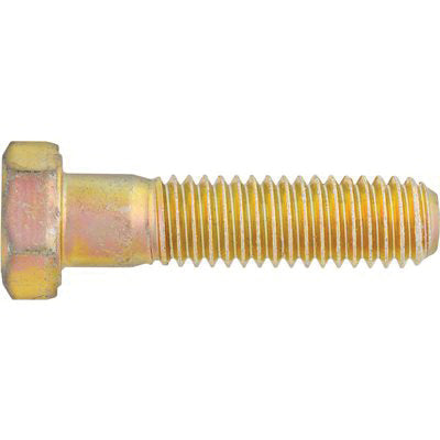 Au-ve-co® 17983 Cap Screw, 1/2-20 Thread, Fine Thread, 2-3/4 in OAL, Carbon Alloy Steel, Yellow Zinc Dichromate-Coated