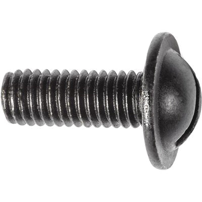 Au-ve-co® 17152 License Plate Screw, System of Measurement: Metric, M6x1 Thread, 16 mm L, Round Washer Head, E-Coated