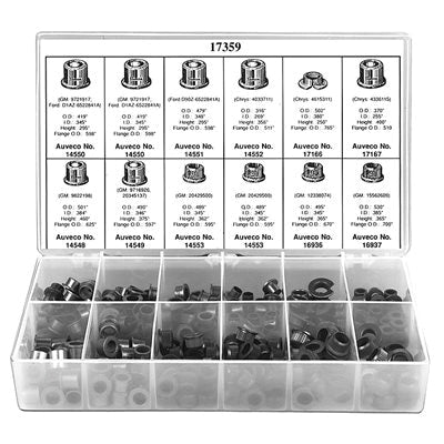 Au-ve-co® 17359 Door Hinge Bushing Kit, 27 -Piece