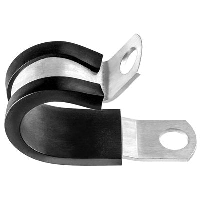 Au-ve-co® 17364 Tubing Clamp With Neoprene Jacket, Aluminum, 3/8 in W