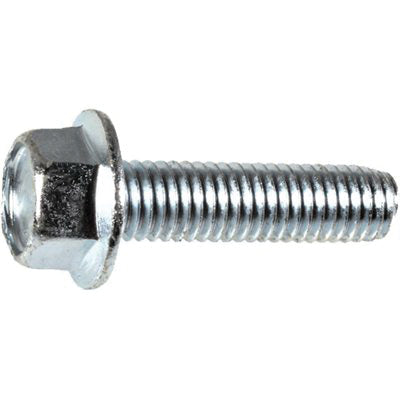 Au-ve-co® 17389 Flange Bolt, M8x1.25 Thread, 30 mm OAL, J.I.S. Small Hex Head, Zinc-Plated