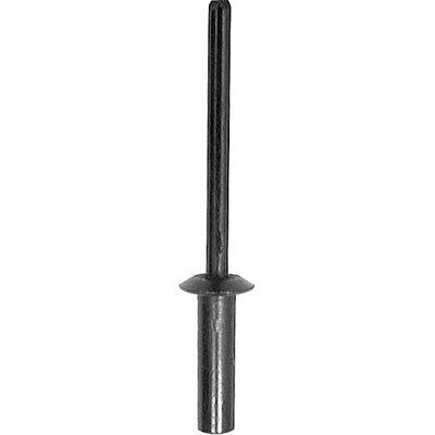 Au-ve-co® 17410 Closed End Rivet, 3/16 in Dia Rivet, 3/8 in Dia Flange, 3/8 to 1/2 in Panel Grip, Aluminum