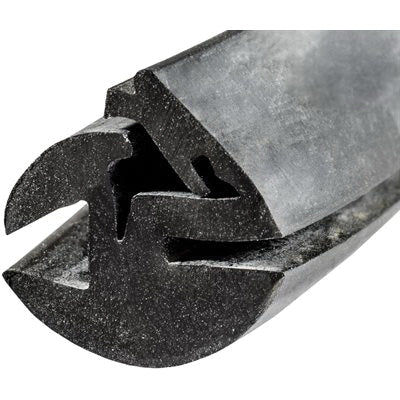 Au-ve-co® 17509 Glass Weatherstrip, 1/16 in Thick, EPDM