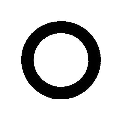 Au-ve-co® 17604 O-Ring, 0.29 in ID, 0.432 in OD, 0.071 in Thick, Nitrile