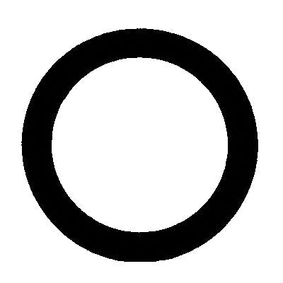 Au-ve-co® 17605 O-Ring, 0.4 in ID, 0.546 in OD, 0.073 in Thick, Nitrile