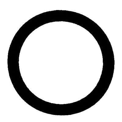 Au-ve-co® 17606 O-Ring, 0.509 in ID, 0.655 in OD, 0.073 in Thick, Nitrile