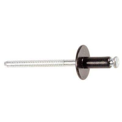 Au-ve-co® 17641 Heat Shield Rivet, 3/16 in Dia Rivet, 9/16 in Dia Flange, 3/64 to 13/64 in Panel Grip, Aluminum