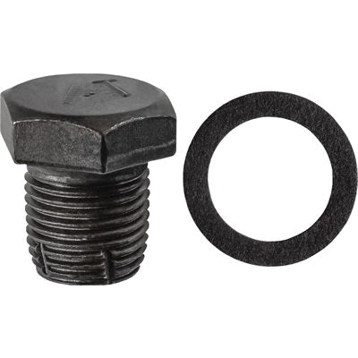 Au-ve-co® 18122 Triple Oversize Drain Plug With Gasket, 1/2-20 Thread, Steel, Zinc-Plated