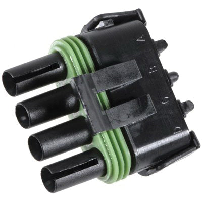 Au-ve-co® 18145 4-Cavity Weather Pack Terminal Shell, Nylon Insulation