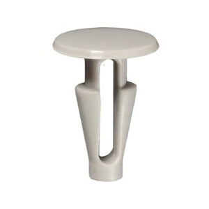 Au-ve-co® 18157 Single Head Retaining Clip, System of Measurement: Metric, Nylon
