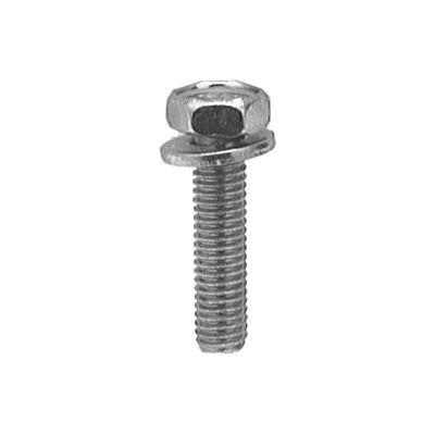 Au-ve-co® 18187 Bolt, System of Measurement: Metric, M8x1.25 Thread, 45 mm L, Hex, Sems® Head, 12 mm Head
