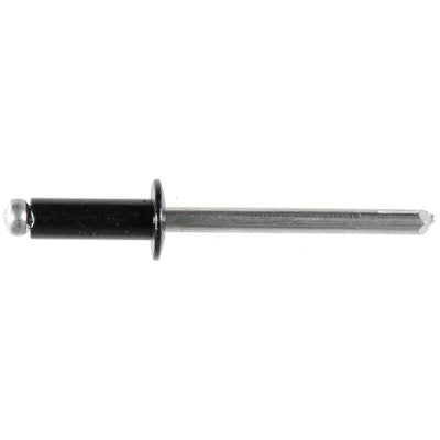 Au-ve-co® 18329 Specialty Rivet, 3/16 in Dia Rivet, 3/8 in Dia Flange, 1/4 to 3/8 in Panel Grip, Aluminum