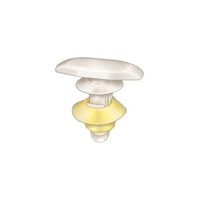 Au-ve-co® 18330 Double Head Weatherstrip Retainer, System of Measurement: Imperial, Nylon