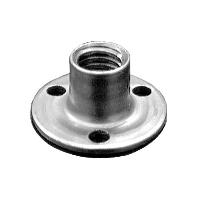Au-ve-co® TEENUT® 18341 Round Base Teenut, Imperial, 1/4-20 Thread, 0.306 to 0.311 in Dia Barrel, 1 in Dia Flange