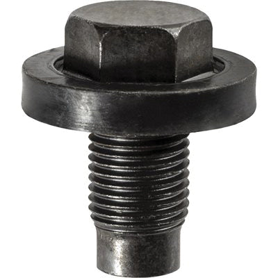 Au-ve-co® 18373 Oil Drain Plug With Rubber Gasket, 1/2-20 Thread, 13/16 in L Thread, 5/8 in Head, Steel, Plain