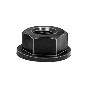 Au-ve-co® 18486 License Plate Screw, System of Measurement: Imperial, 1/4-20 Thread, 5/8 in L, Truss Washer Head, Nylon