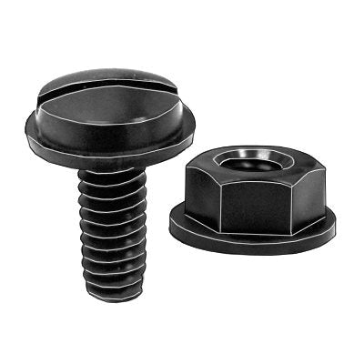 Au-ve-co® 18488 License Plate Nut, System of Measurement: Imperial, 1/4-20 Thread, 7/16 in Width Across Flat, Nylon