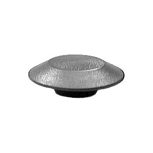 Au-ve-co® 18801 Flush Sheet Metal Plug, 1-7/8 in Dia Head, 26 ga Max Panel Thickness, Fits Hole Size: 1-1/2 in, Black