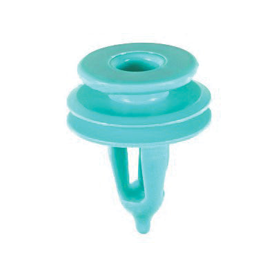 Au-ve-co® 18862 Triple Head Trim Panel Retainer, System of Measurement: Imperial, Nylon
