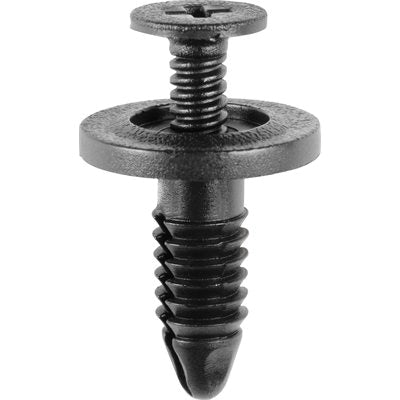 Au-ve-co® 18894 Screw-Type Trim Panel Retainer, System of Measurement: Imperial, Nylon