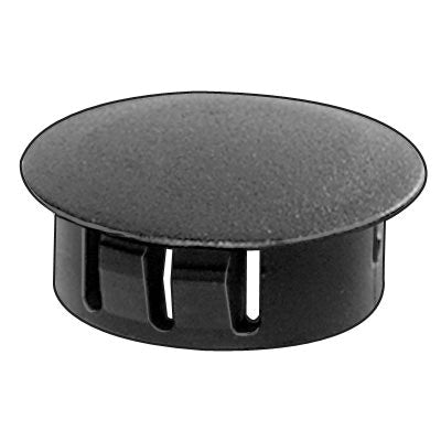 Au-ve-co® 18900 Flush Sheet Metal Plug, 5/16 in Dia Head, 5/16 in Thick, 1/16 in Max Panel Thickness, Nylon, Black
