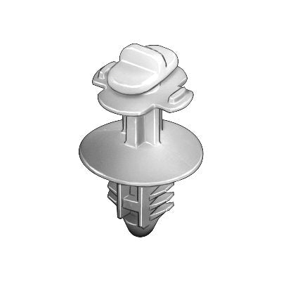 Au-ve-co® 18936 Triple Head Trim Panel Retainer, System of Measurement: Imperial, Nylon
