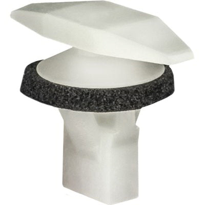 Au-ve-co® 19116 Double Head Weatherstrip Retainer, System of Measurement: Metric, Nylon