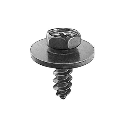 Au-ve-co® 19251 Tapping Screw, System of Measurement: Metric, M5x1.59 Thread, 16 mm L, Hex, Sems® Head, Phillips® Drive