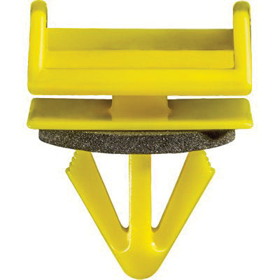 Au-ve-co® 19379 Rear Wheel Opening Molding Clip With Sealer, Nylon, Yellow