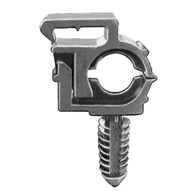 Au-ve-co® 19440 Wire Loom Routing Clip, 1/4 x 3/8 in Conduit/Cable, Nylon, Black