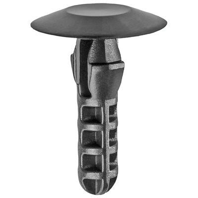 Au-ve-co® 19470 Single Head Bumper Retainer, System of Measurement: Metric, Nylon