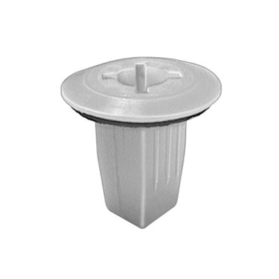 Au-ve-co® 19505 Rear Door Panel Screw Grommet, 18 mm Dia Head, Fits Hole Size: 9 x 9 mm, Nylon, Natural