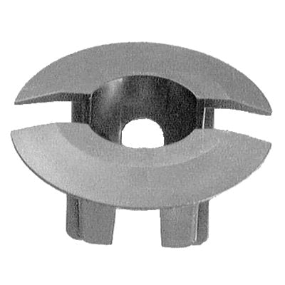 Au-ve-co® 19614 Front Air Deflector Grommet, 28 mm Dia Head, Nylon, Black