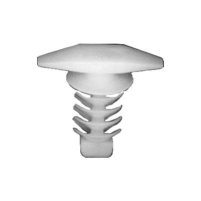 Au-ve-co® 19678 Double Head Weatherstrip Retainer, System of Measurement: Metric, Nylon
