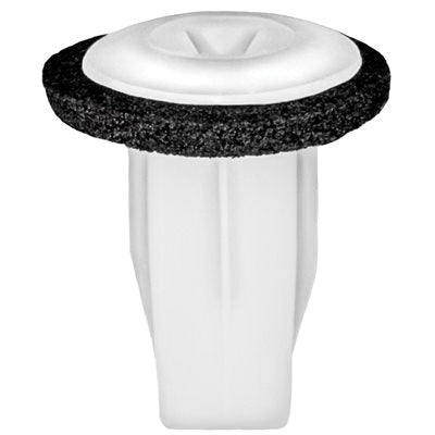 Au-ve-co® 19741 Door Panel Screw Grommet, 12 mm Dia Head, Fits Hole Size: 7 mm, Nylon, Natural