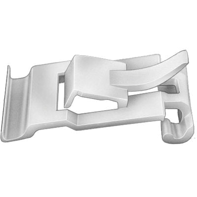 Au-ve-co® 19752 Door Belt Molding Clip, Nylon, White