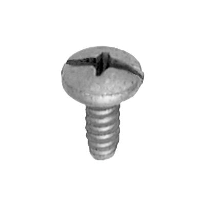 Au-ve-co® 19777 License Plate Screw, System of Measurement: Metric, M6.3x1.81 Thread, 16 mm L, Duo-Drive Truss Head